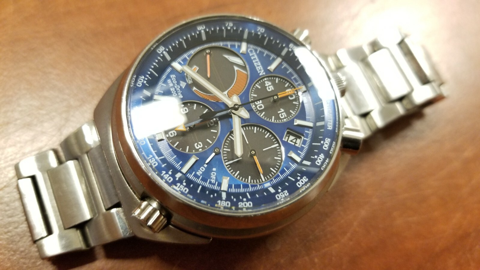 Citizen Eco-Drive Promaster Tsuno Chronograph Racer Men's Watch E210 8\
